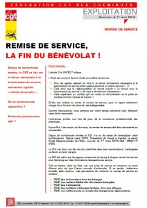 tract remise de service